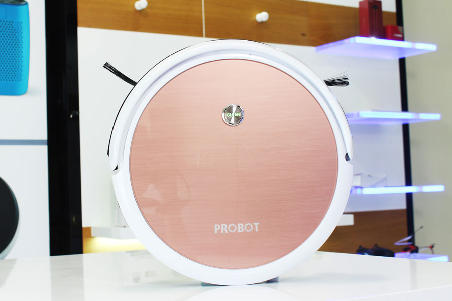 Probot nelson A3S wifi, Robot hút bụi lau nhà điều khiển qua điện thoại Màu Hồng